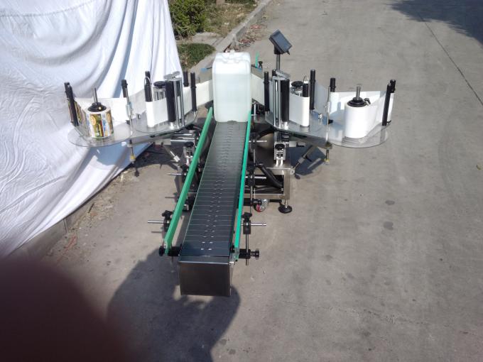 लहान पेनिसिलिन बाटली लेबल स्टिकरसाठी स्वयंचलित स्वयंचलित शीशी लेबलिंग मशीन