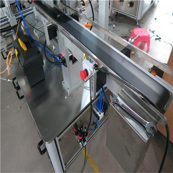 स्क्वेअर बाटली लेबलिंग मशीन, डबल साइड बाटली स्टिकर लेबलिंग मशीन