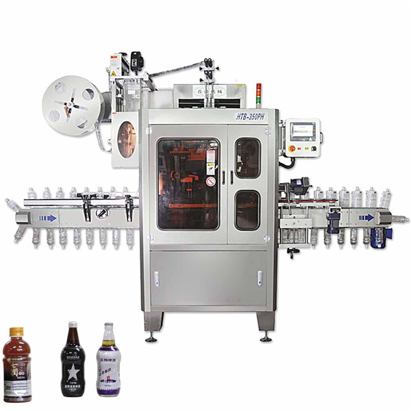 फुल बॉडी स्टेनलेस स्क्रिव्ह स्लीव्ह लेबलिंग मशीन हाय स्पीड 200 बीपीएम 3.5 केडब्ल्यू