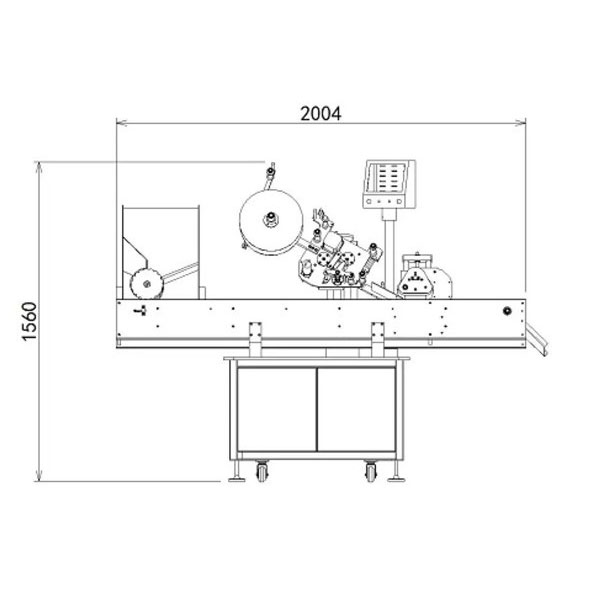 लहान बाटलीसाठी हाय स्पीड फुल-ऑटोमॅटिक व्हायल लेबलिंग मशीन