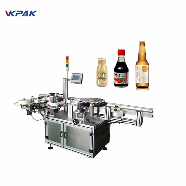 गोल बाटलीसाठी ओरिएंटेड ओघ-आसपास लेबलिंग सिस्टम