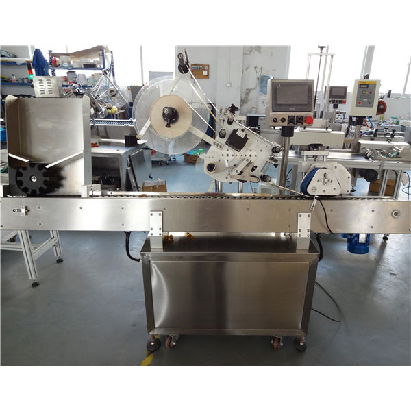 मिनी बाटलीसाठी पीएलसी नियंत्रण अर्थव्यवस्था स्वयंचलित शीशी क्षैतिज लेबलिंग मशीन