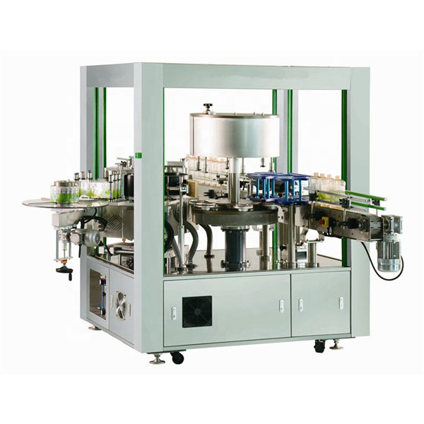 रोटरी लेबलर मशीन समोर आणि मागे