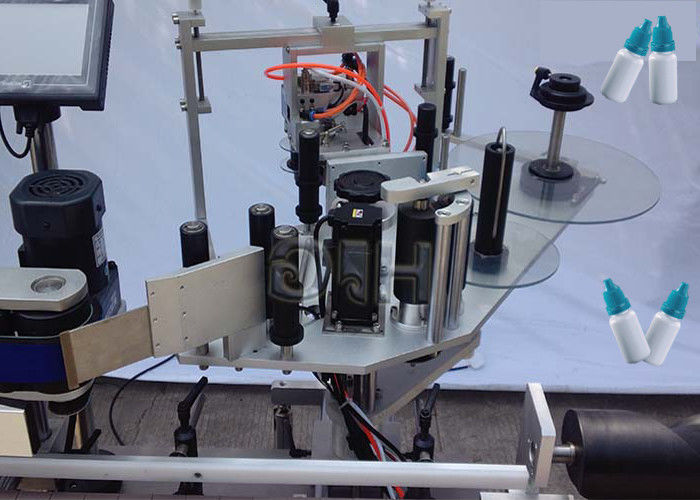 स्वयंचलित पुरवठादारासह चीन शीर्ष / तळाशी उभ्या स्टिकर गोल बाटली लेबलिंग मशीन