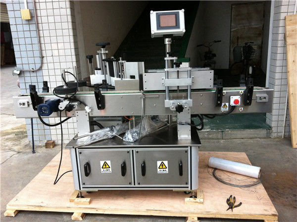 पेय उद्योगासाठी फळ / भाजीपाला रस गोल बाटली स्टिकर लेबलिंग मशीन