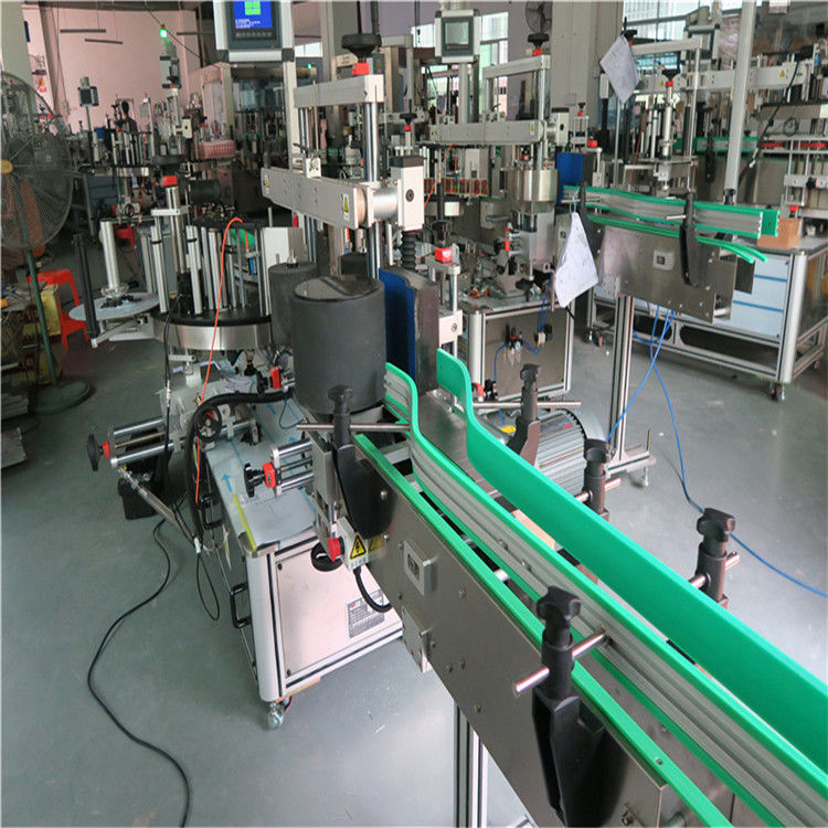 चीन डबल साइड सेल्फ अ‍ॅडझिव्ह स्टिकर बाटली लेबलिंग मशीन 190 मिमी उंची मॅक्स सप्लायर