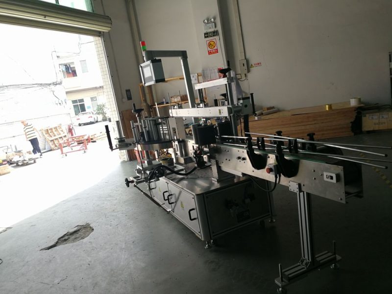 चीन दुहेरी-चेहरा गोल बाटली स्टिकर लेबलिंग मशीन, लेबल रूंदी 190 मिमी पुरवठादार